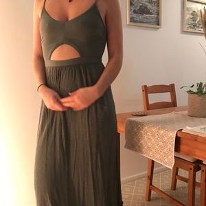 Grey maxi dress from Aerie